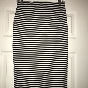 FOREVER 21 striped pencil skirt